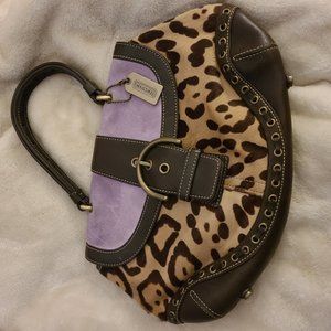 Coach purse cheetah